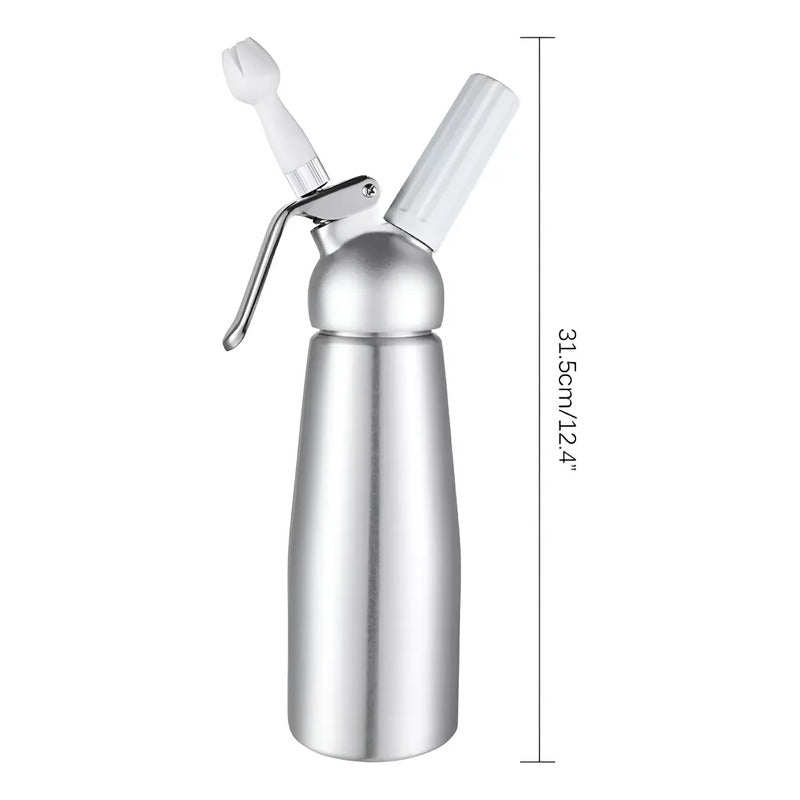 Dispensador De Crema Batida Para Postres 500 Ml Sifon Crema Batida Dispensador Chantilly Sifon De Cocina Dispensador De Crema Batida Sifon Crema Batida Dispensador Chantilly Pasteleriuscl