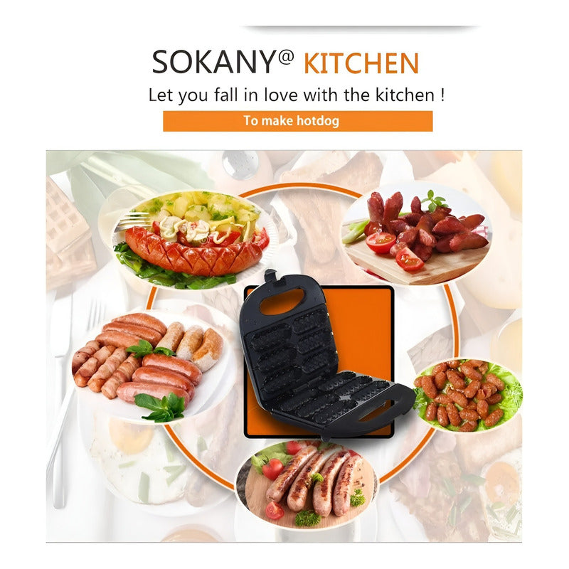 Maquina Doggie Hot Dog Maker Longaniza Completo Yoguis Maquina Sk-110