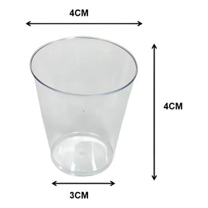 Set 100 Vasos Shot Pocillos Para Postres Vasos Plasticos 30ml Pocillos De Postre Pocillo Para Postre Vaso Para Dulces Vaso De Dulces Vasos De 30ml Pasteleriuscl