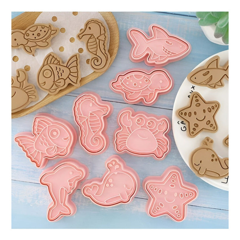 Moldes Para Galletas Peces Molde Galletas Cortadores Mar - - Ck-17 Peces 109859