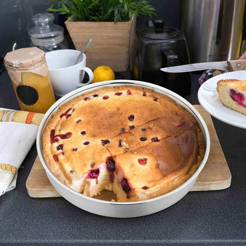 Molde Torta Molde Queque Molde Aluminio Moldes Torta 32x10cm Gris Fijo 32x10cm