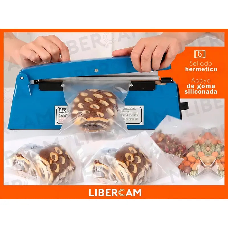 Selladora De Bolsas 30cm Spica Se-30 Regulable 8 Niveles De Temperatura Color Azul