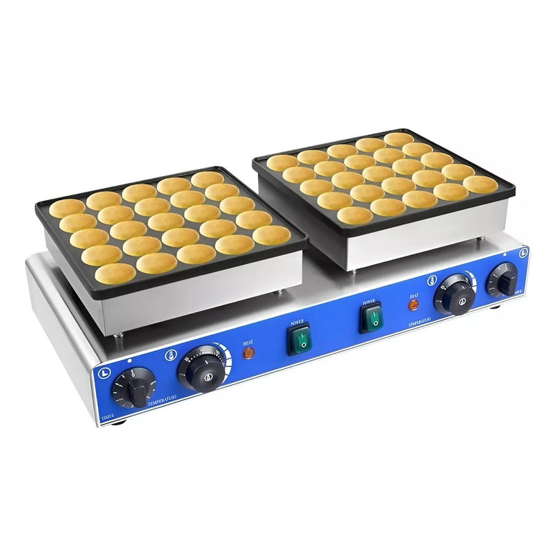 Mini Waflera Mini Panqueques Wafle Panqueques 50cav Maquina De Wafles Maquina Para Hacer Pancakes Crepera Eléctrica Panquequera Mini Waflera Maquina De Waffles Mini Panquequera Pasteleriuscl