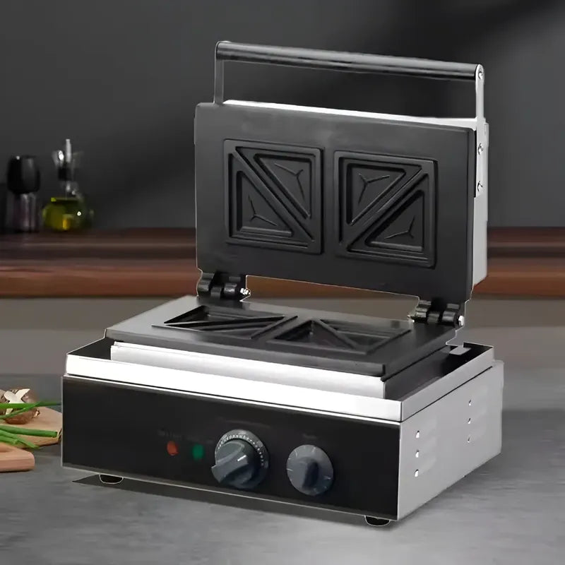 Sandwicheras Maquina Para Sandwiches Sanduchera Doble 1500w Color Plateado / Sandwicheras Doble
