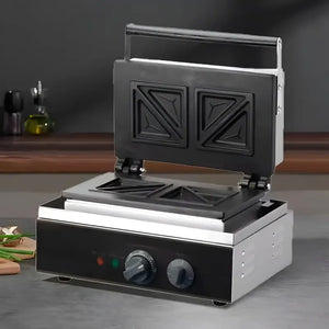 Sandwicheras Maquina Para Sandwiches Sanduchera Doble 1500w Color Plateado / Sandwicheras Doble