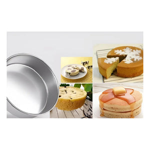 Molde De Aluminio Para Tortas Desmontable 24cm Molde De Aluminio 24cm Molde Redondo Desmontable 24cm Tarta Molde... Gris