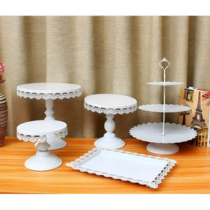 Set 6 Bases Para Tortas Porta Cupcakes Alzadores Candy Bar