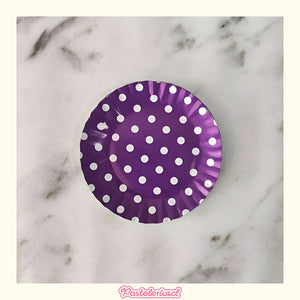 10 Platos Desechables Platos De Papel Platos Cumpleaños 18cm Violeta