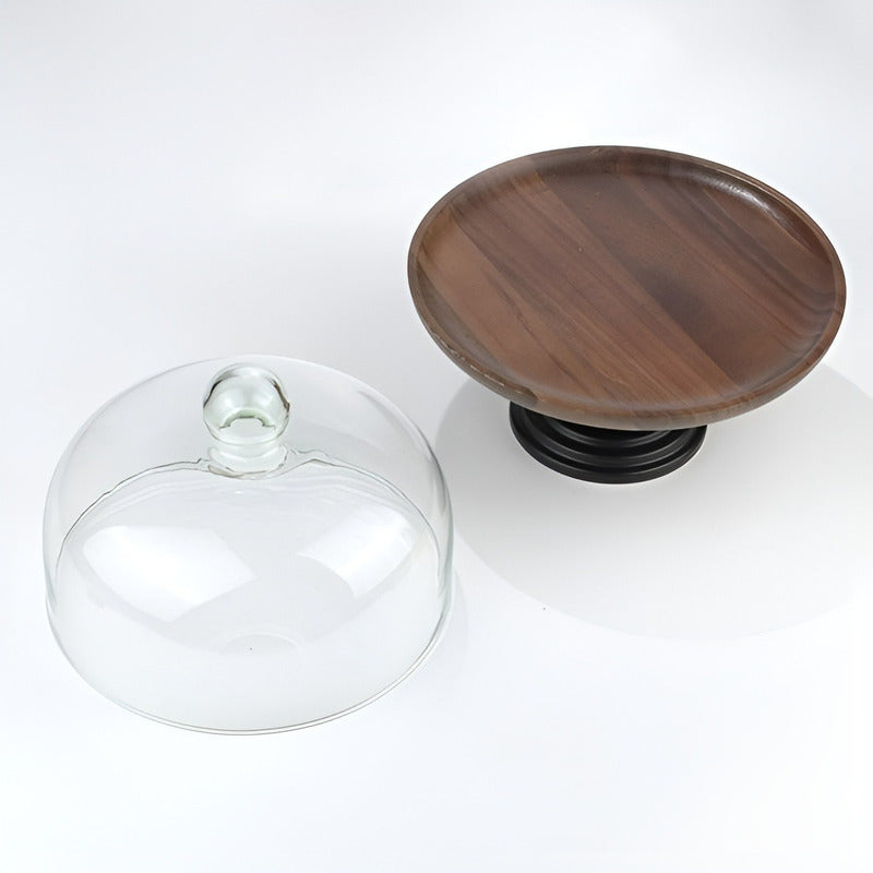 Porta Tortas Alzadores Candy Bar Pedestales Para Tortas 20cm Negro