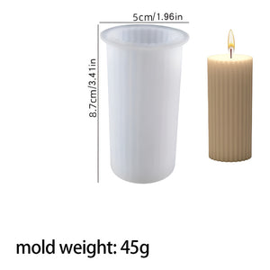 2 Moldes Para Hacer Velas Molde Para Velas Molde Cilindro