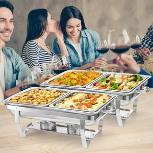 Chafer Bufetera Chafing Buffet Vapor 3 Depositos Chafers 3l