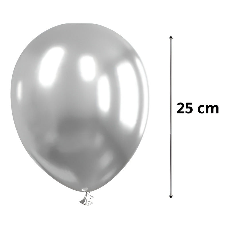 50 Globos De Cumpleaños Decoracion Globos Set De Globos 25cm Gris Globos De Cumpleaños