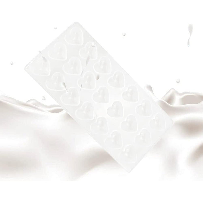 Molde Chocolate Acrilico Molde De Chocolate Molde De Corazón Transparente
