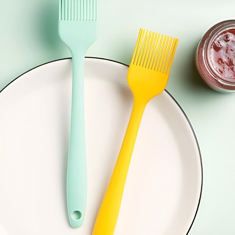 Brochas De Silicona Reposteria Utensilios Cocina Pincel 26cm Multicolor