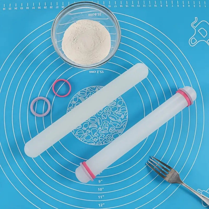 Uslero Rodillo Fondant Rodillo Para Fondant 22cm Blanco