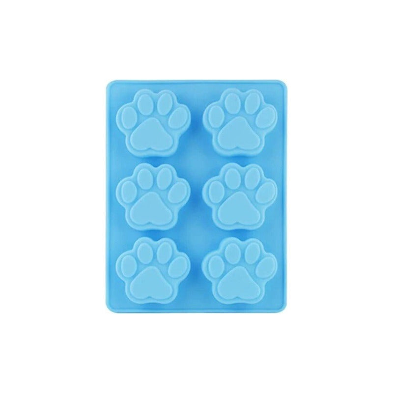 Molde Silicona Huella Moldes De Silicona Mascota Pata 6cav Multicolor