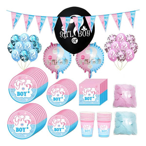 Globos Revelacion De Genero Globos Confetti Baby Shower 16p