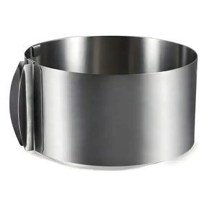 Molde De Torta Moldes Para Tortas Anillo Redondo Ajustable Gris Claro