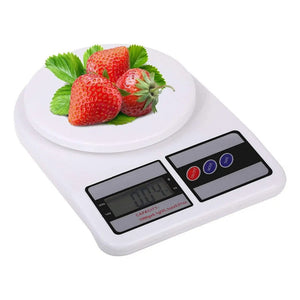 Balanza De Cocina Digital Electrónica Capacidad Máxima 10 Kg Color Blanco