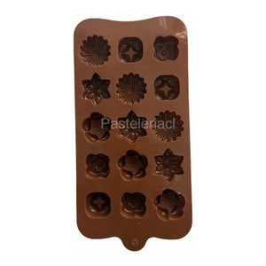 Moldes De Chocolate Moldes Chocolate Silicona 5 Flores N1