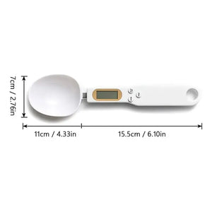 Balanza Cocina Gramera Cocina Pesa Gramera Cuchara 500 Grs Blanco 500 G