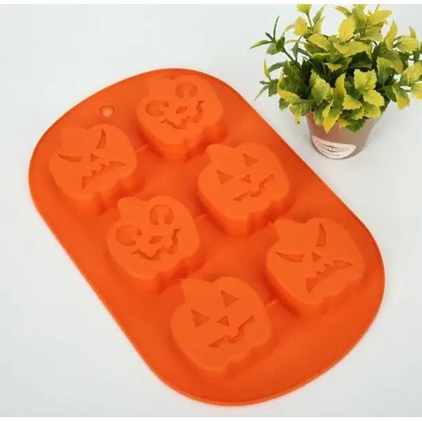 Moldes Halloween Moldes Silicona Halloween Molde De Halloween Molde Calabaza Molde Calabaza 6 Cavid Moldes Para... Naranja