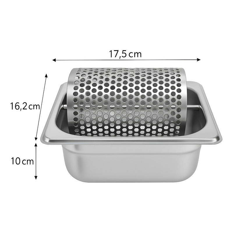 Esparcidor De Mantequilla Rueda Mantequillera Rodillo 100mm Plateado