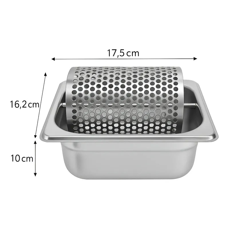 Esparcidor De Mantequilla Rueda Mantequillera Rodillo 100mm Plateado