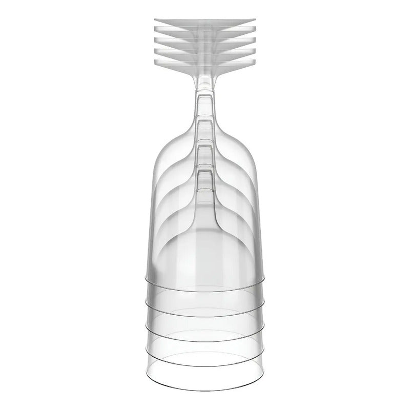 40 Copas De Vino Copa Acrilico Copa Plastico Copas 6oz/177ml Copas De Vino Copas De Acrílico Para Bar Copas... Transparente