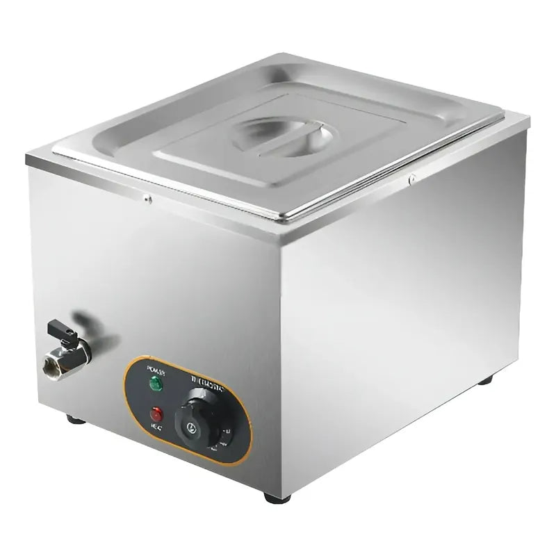 Chafer Bufetera Baño Maria Electrico Chafing Buffet Vapor 6l Gris