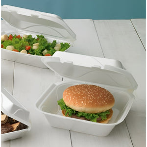 Pack X25 Envases De Plumavit Para Comida Bandeja Desechables