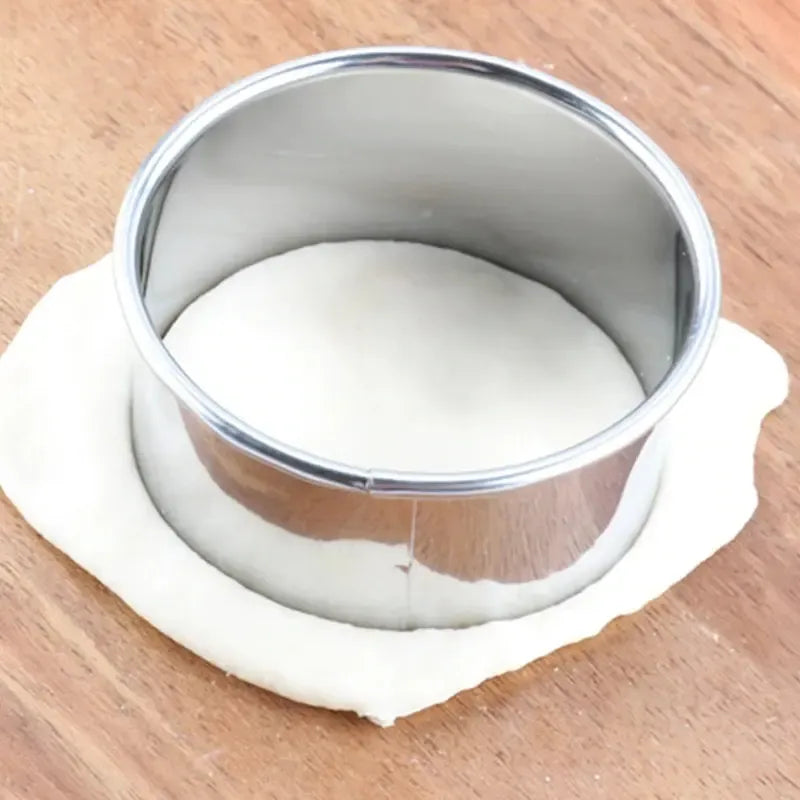14 Moldes Galletas Circulo Molde De Galleta Cortador Galleta Plateado