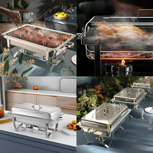 Chafer Bufetera Chafing Buffet Vapor 3 Depositos Chafers 3l