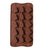 2 Moldes De Chocolate Molde De Silicona Molde De Navidad  Marrón 15cavid: 5arbol, 5 Regalo, 5 Santa