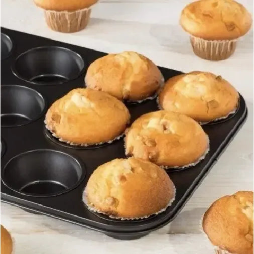 Pack X2 Moldes 12 Cupcakes Molde Cupcake Molde Muffin Gris Gris Claro