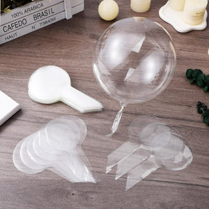 10 Globos Burbuja Globos Transparentes Cotillon Fiestas 20cm