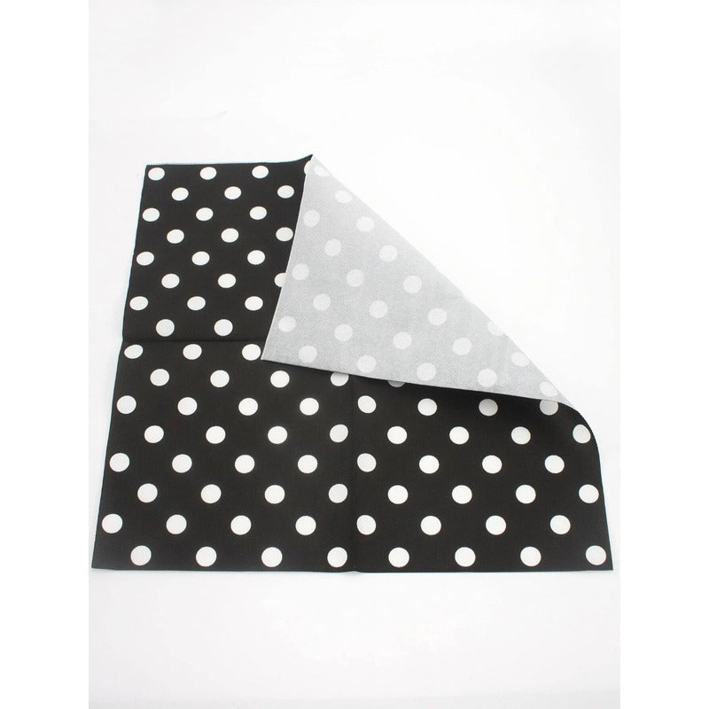 X20 Servilletas Decoracion De Cumpleaños Servilleta Negra