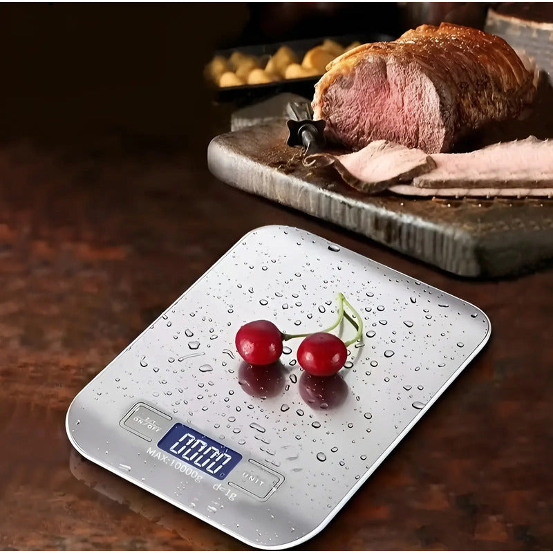 Balanza Digital Multiuso Pesa Digital Bascula Digital 299 Plateado 5 G