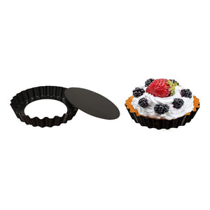 Pack 12 Moldes Tartaleta Desmontable Tarta Individual 13,5cm