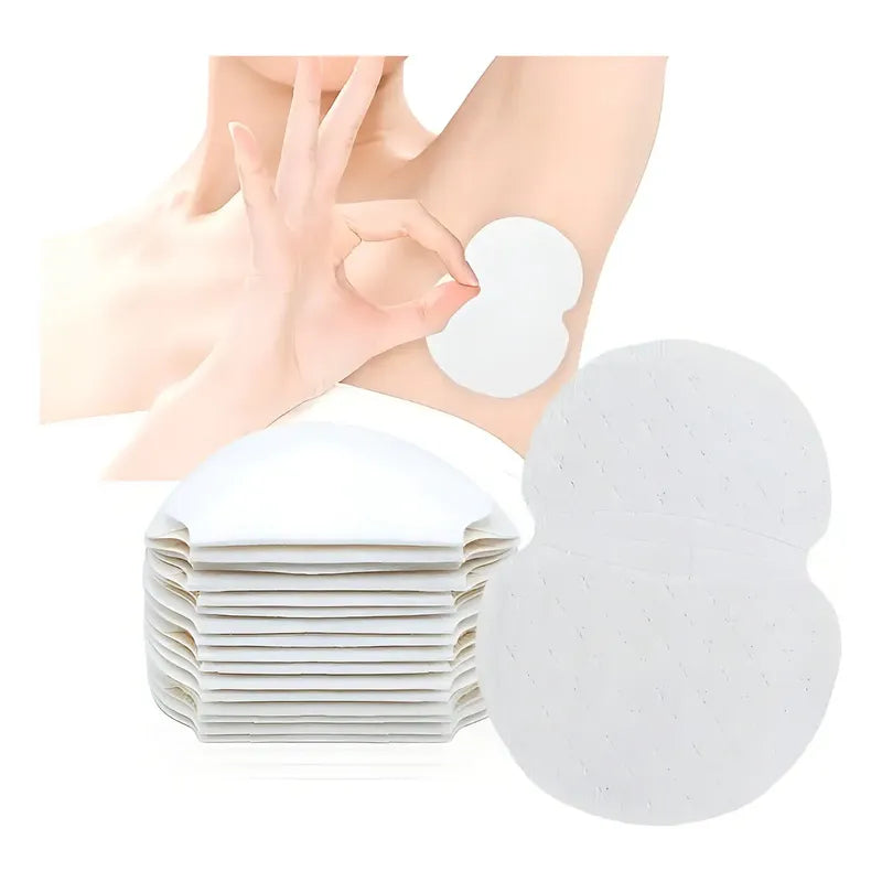 X60 Parches Protectores Piel Antitranspirante De Axilas Polera Antitranspirantes Protectores Dérmicos Protectores... Blanco