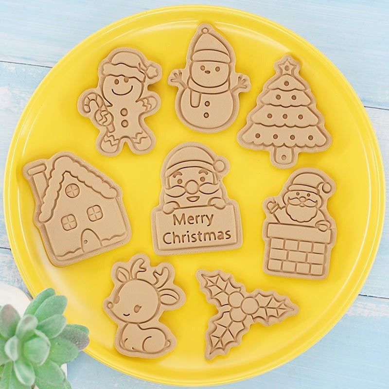 8 Moldes Para Galletas Cortador Galletas Cortadores Navidad Al Azar