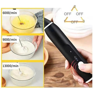 Mini Batidor Eléctrico De Espuma Café Y Leche Batidor