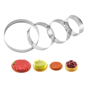 Set 4 Molde Microperforado Molde Tartaleta Moldes Reposteria Molde Kuchen Molde Aro Microperforado Reposteria Utensilios Molde Aro Anillo Microperforado Molde Para Tartas Pasteleriuscl