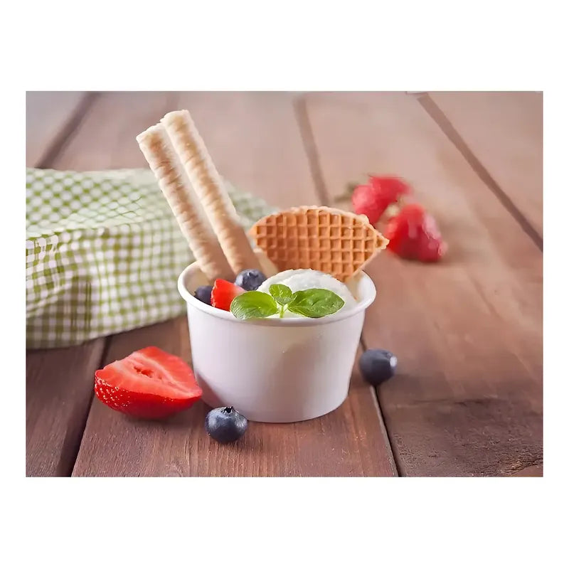 100 Vasos Polipapel Pote Helado Vasos Desechables Helado 4oz Vasos Polipapel Desechables Vasos Para Helado Postre Vaso Desechable Polipapel Pasteleriuscl
