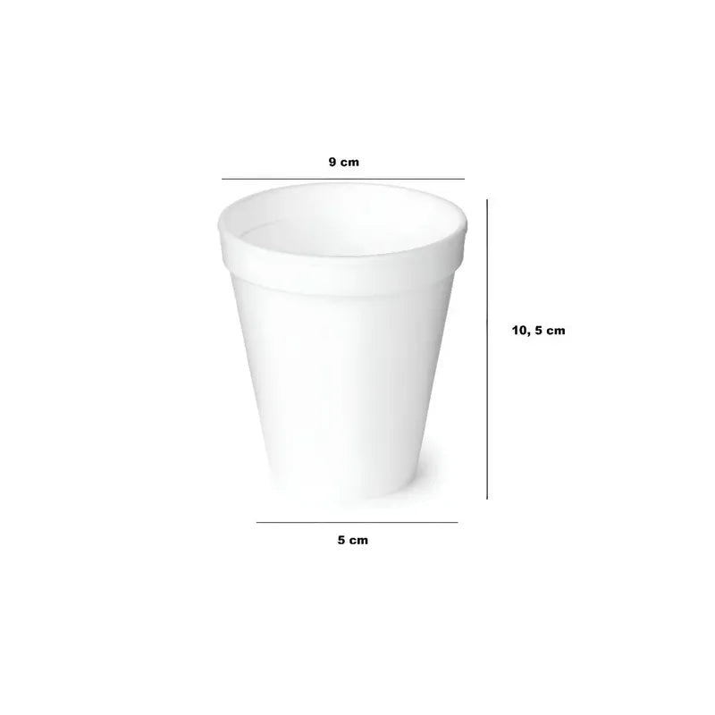 Set 100 Vasos Termicos Vasos Desechables Vaso Descartable Vasos De Plumavit Vaso Cafe Vaso Plumavit Vaso De Cafe Vaso Para Te Vaso De Te Vaso De 10oz Vaso De 296ml Pasteleriuscl Blanco