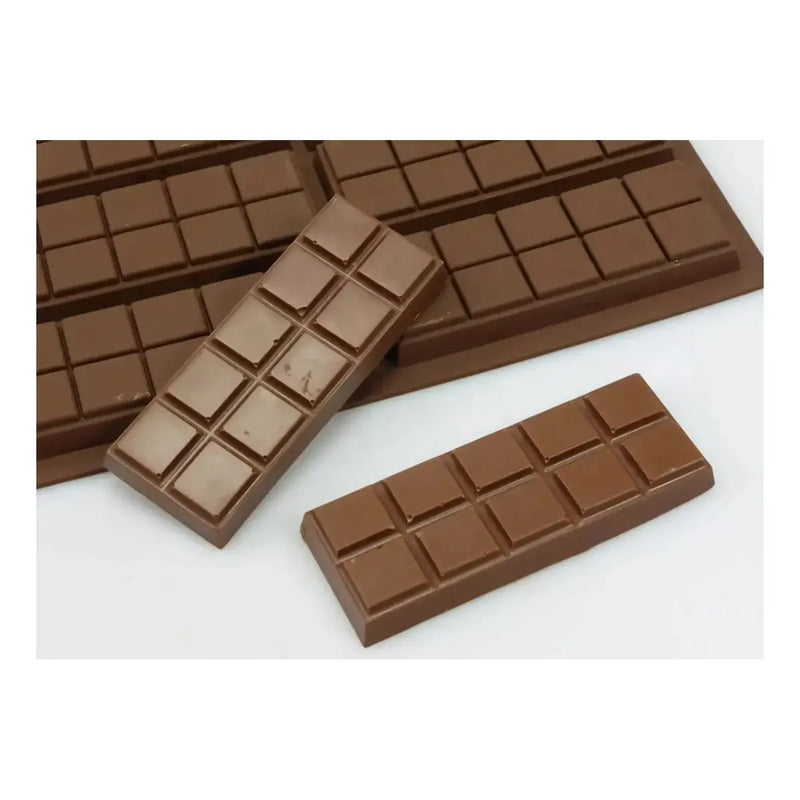 2 Moldes De Chocolate Moldes Barra De Chocolate Silicona 066 Molde Para Barras De Proteína Cavidades Rectangulares Medianas Molde Antiadherente Para Hornear Bandeja Rectangular Pasteleriuscl