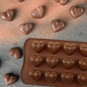 Moldes Para Chocolates Moldes Chocolates Corazon Silicona