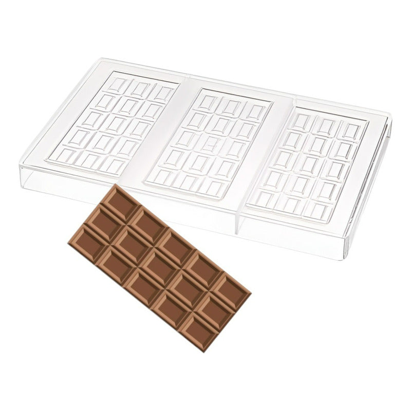 Molde Chocolate Moldes Policarbonato Barra De Chocolate 14cm