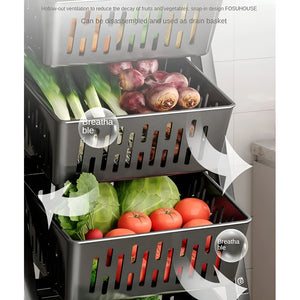 Organizador De Verduras Estante Modular Organizador Cocina