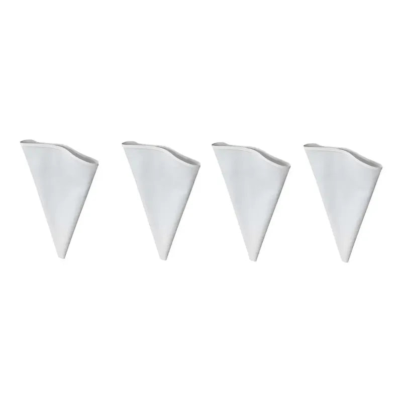 Pack X4 Manga Pastelera Profesional Tela Mangas De Tela 40cm Blanco